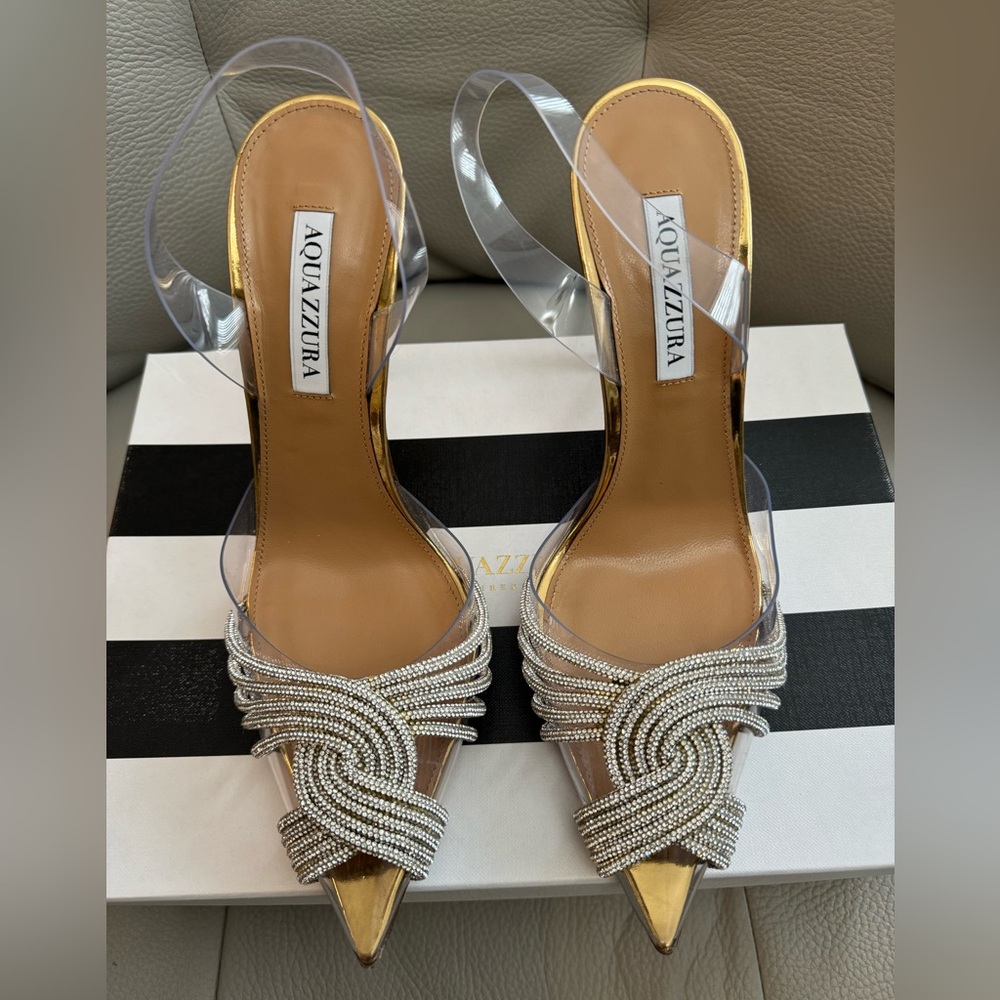 AQUAZZURA Yes Darling Mule 95 Sandals.